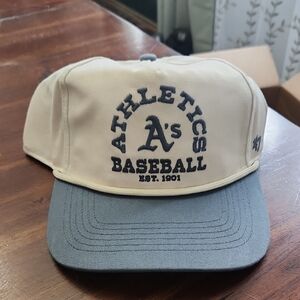 Oakland Athletics 47 Brand  Cap in Cream and Gray